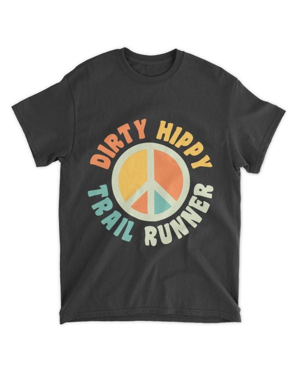 Dirty Hippy Trail Runner Peace Sign Trail Running