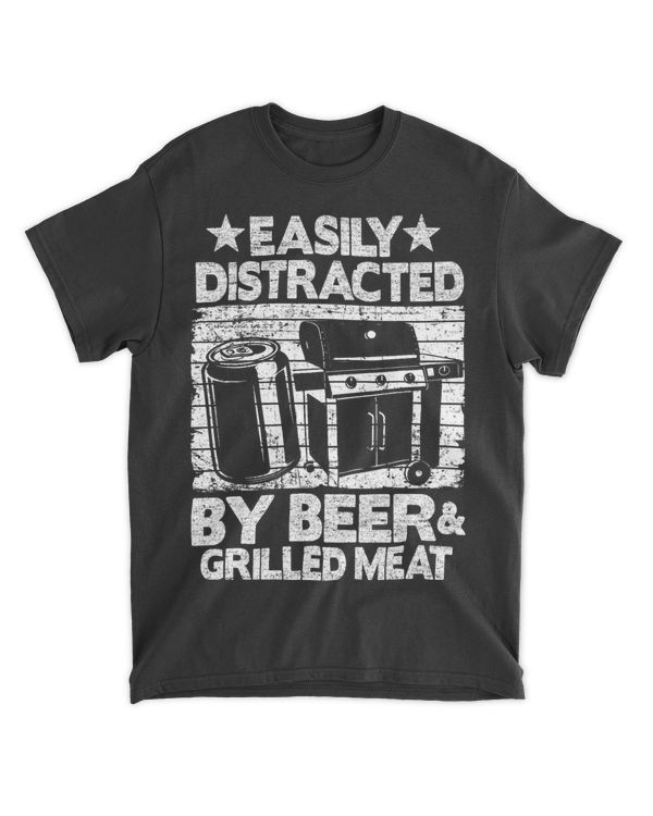 Easily Distracted By Beer 2Grilled Meat Funny Pig Pork Rub