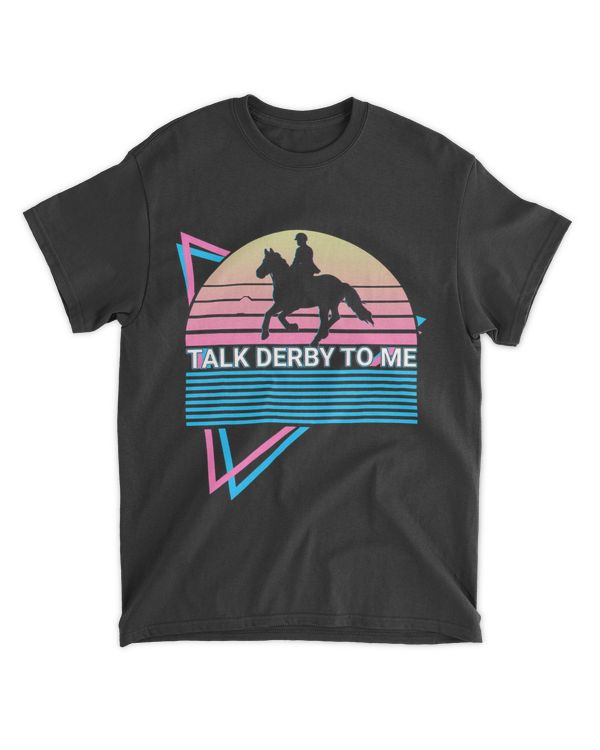 Funny Horse Retro Talk Derby To Me