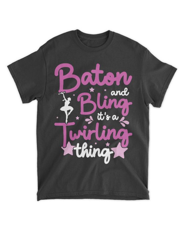 Baton Twirler Twirling Baton Majorette Girl Dance Baton