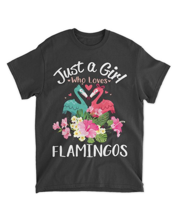 Just A Girl Who Loves Flamingos Funny Flamingo Lovers Women