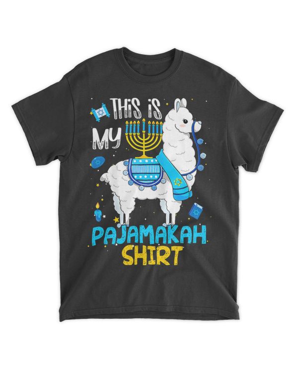 This is My Pajamakah Funny Llama Hanukkah Pajama
