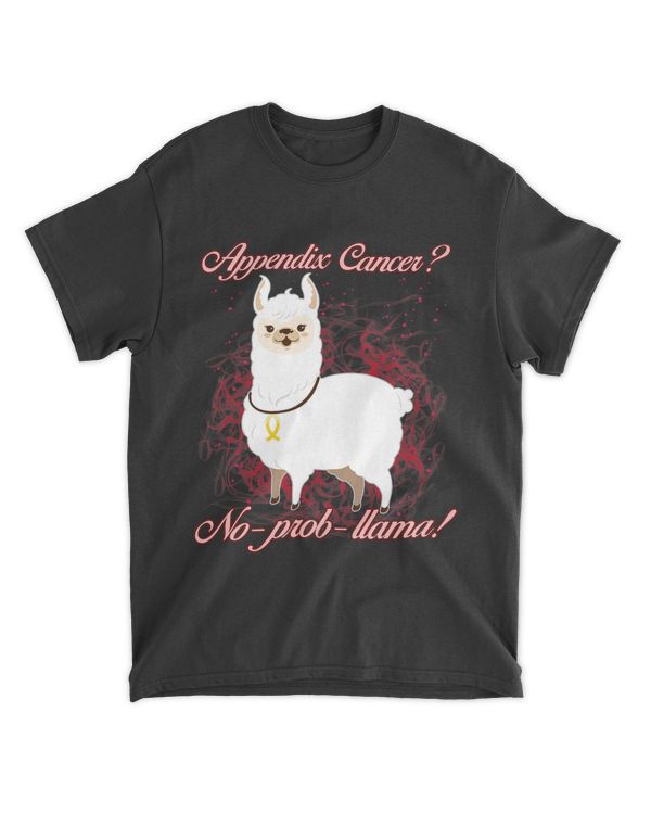 Appendix Cancer No Probllama Funny Humor Graphic