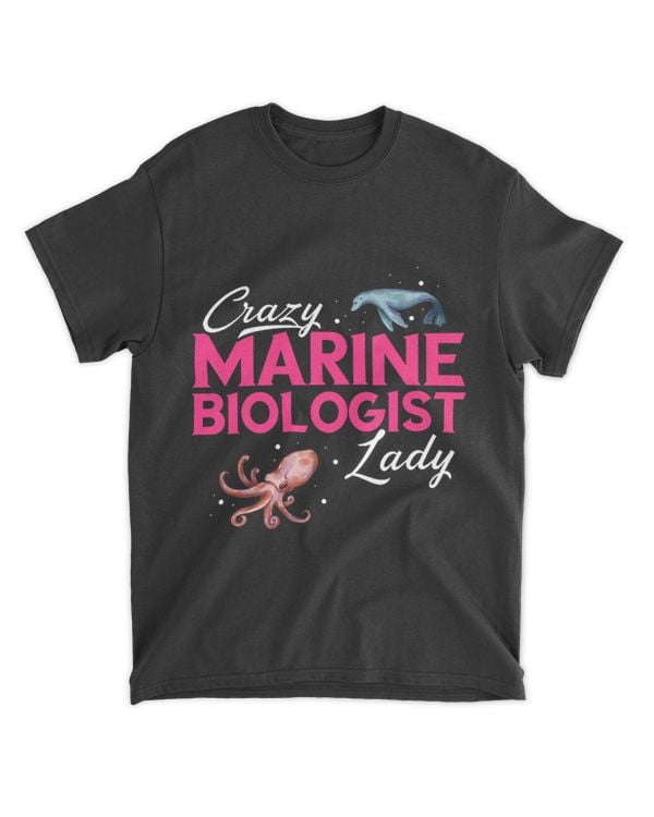 Crazy Marine Biologist Lady Ocean Life Marine Biology