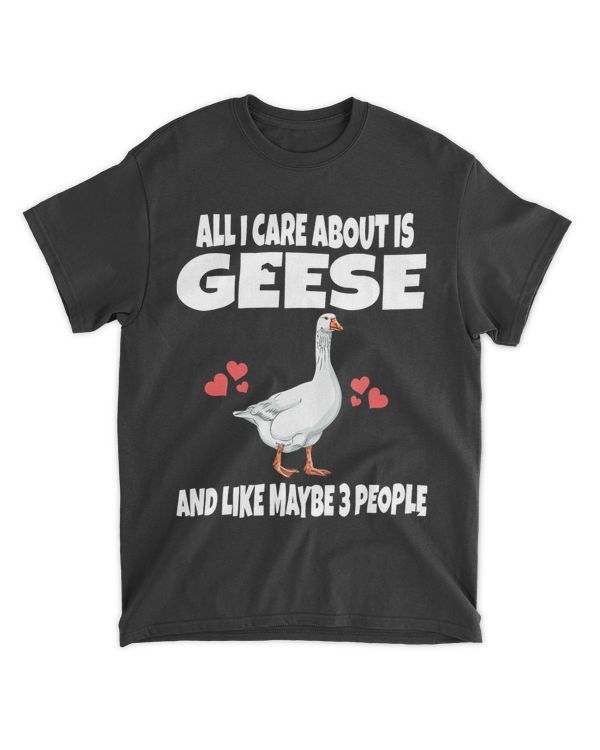 All I Care About Is Geese Birds And Like Maybe 3 People