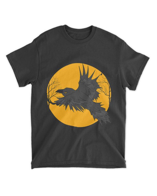 Animal Full Moon Creepy Crow Gothic Raven