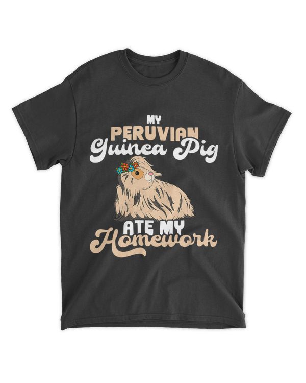 Peruvian Guinea Pig Lover Homework Excuse Back to School
