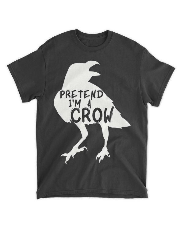 PRETEND IM A CROW Funny Lazy Halloween Costume CROW