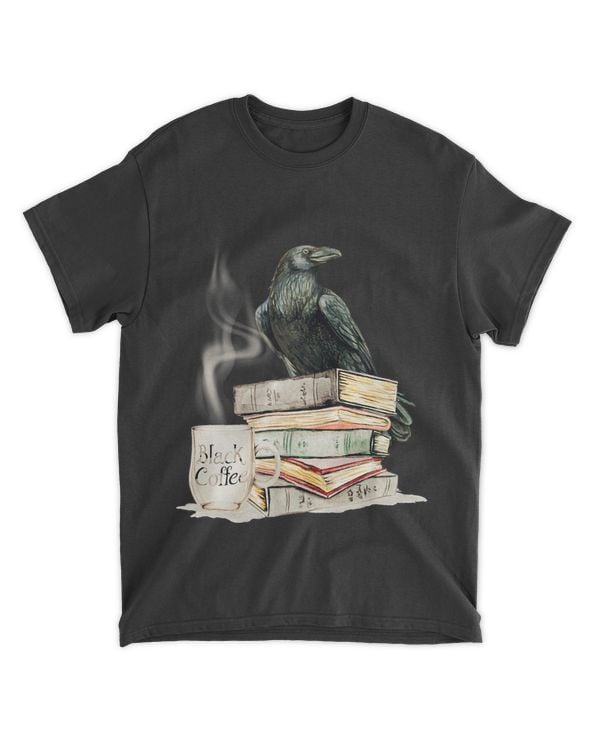Raven Stack Of Books Book Reading Gothic Reader