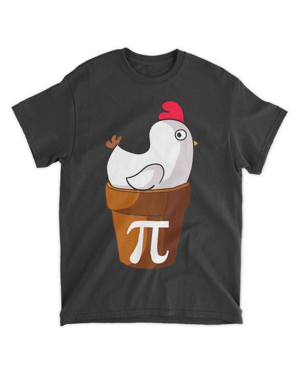 Chicken Pot Pi Funny Pie Day Cartoon Chicken Pot Pi