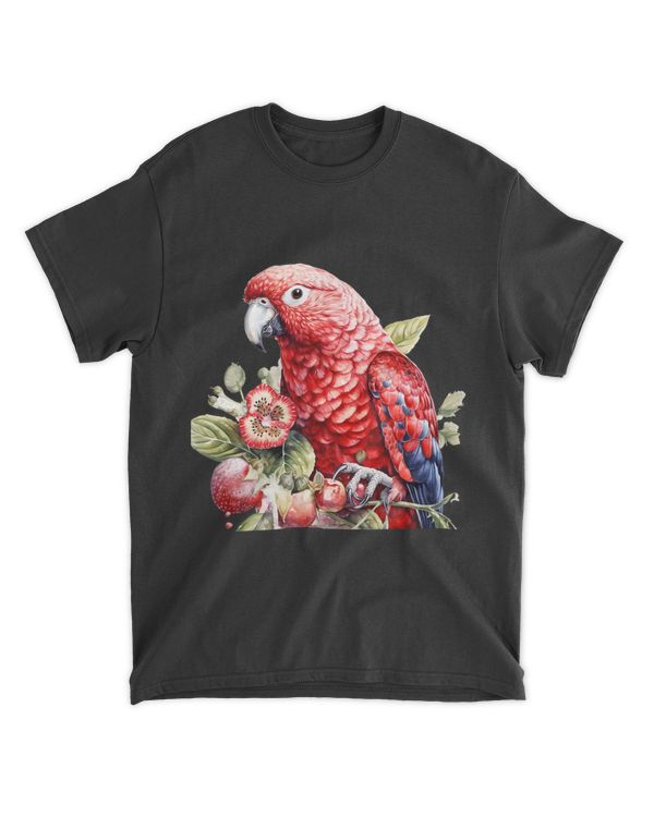 Scarlet Macaw Strawberry Fruit Strawberry Parrots Tropical