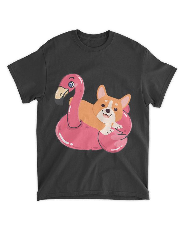 Funny Corgi Flamingo Floater Trendy Summer Dog Lover