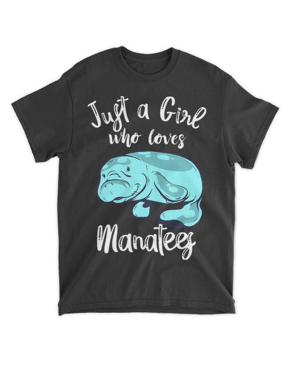Just A Girl Sea Animal Manatee Lover Sea Cow Lover Manatee