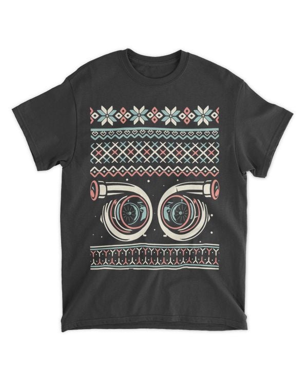 Turbo Car Enthusiast Ugly Christmas Mechanic Racing Drifting