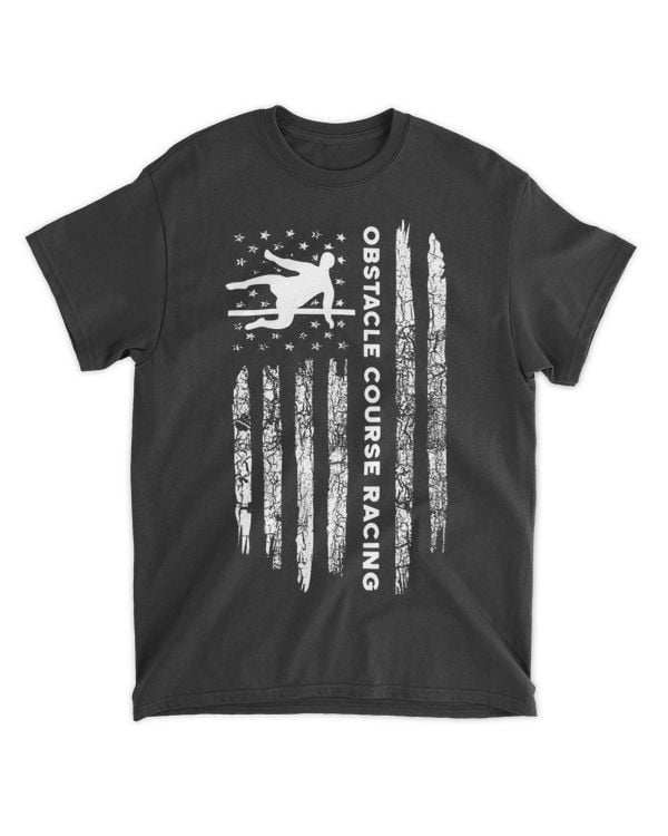Vintage American Flag Obstacle Course Racing