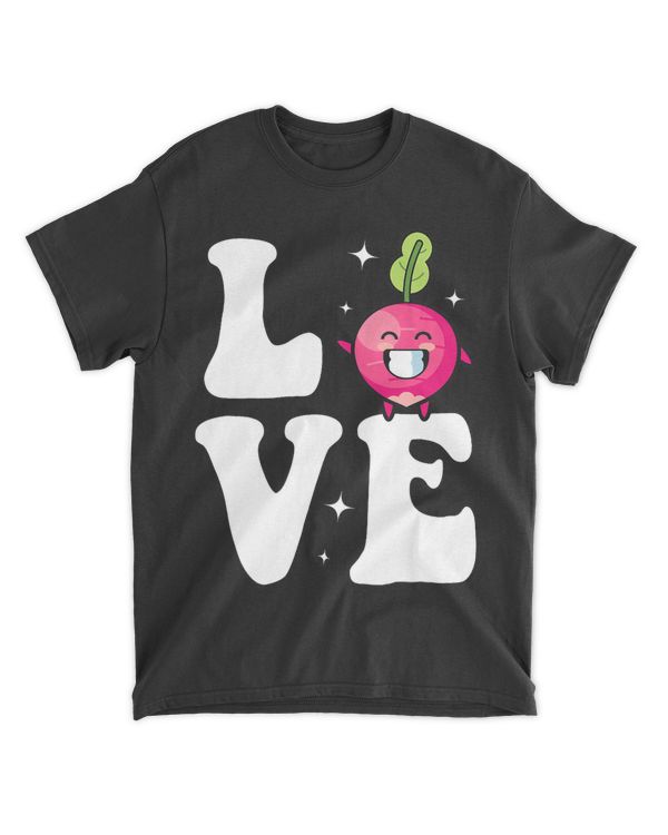 Love Radish Cute Vegetable Lover Vegan Radish
