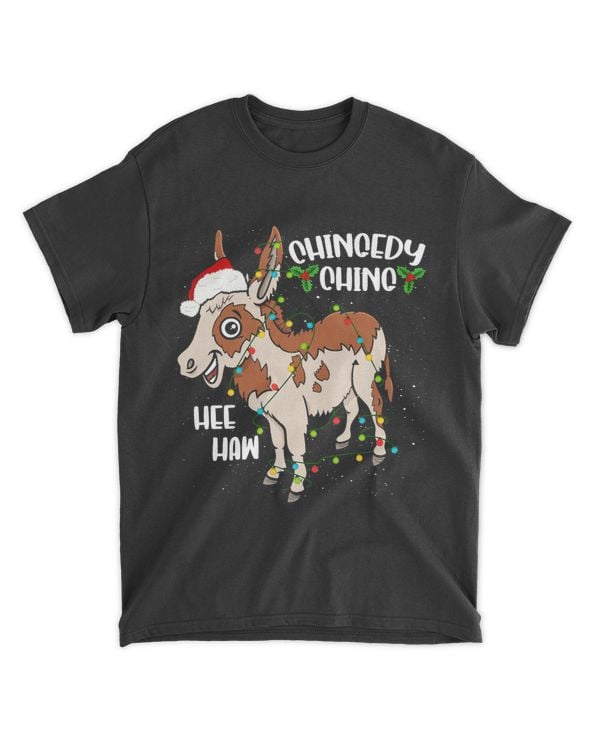 Christmas Donkey Chingedy Ching Italian Xmas Light Santa Hat