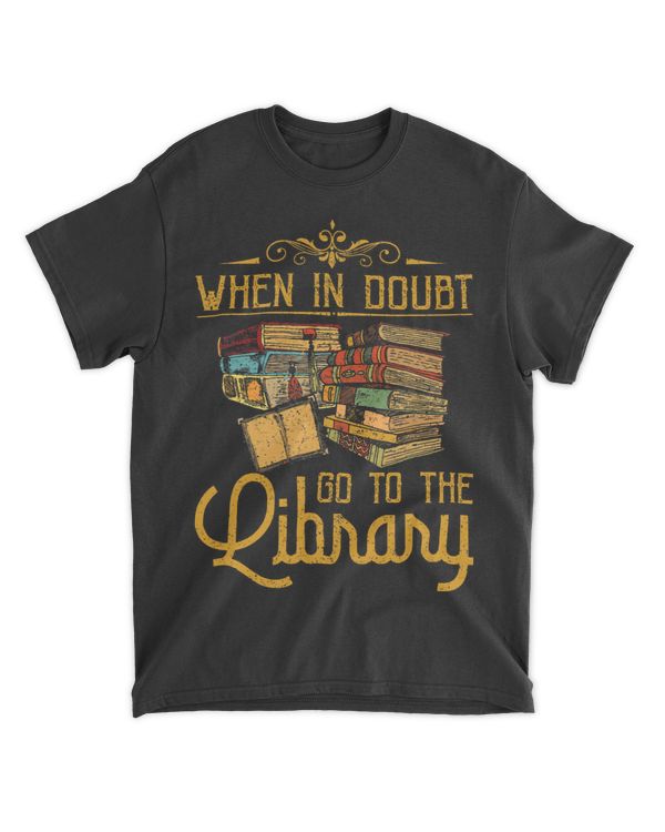 Funny Library Design Men Women Book Reader Reading Librarian