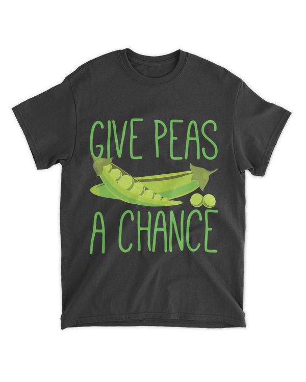 Give Peas A Chance Funny Veganism Food
