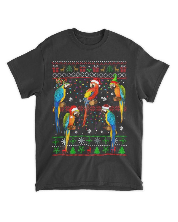 Group Santa Reindeer Elf Macaw Birds Xmas Cute Collection