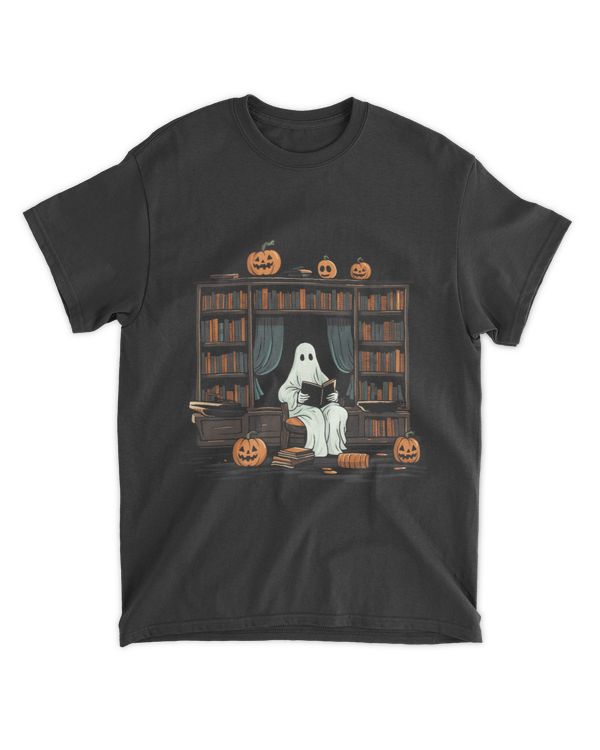 Ghost Reading Book Club Halloween Outfit Librarian Teachers