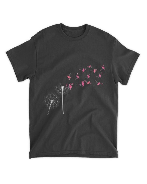Tropical Animal Dandelion Flower Exotic Bird Pink Flamingo