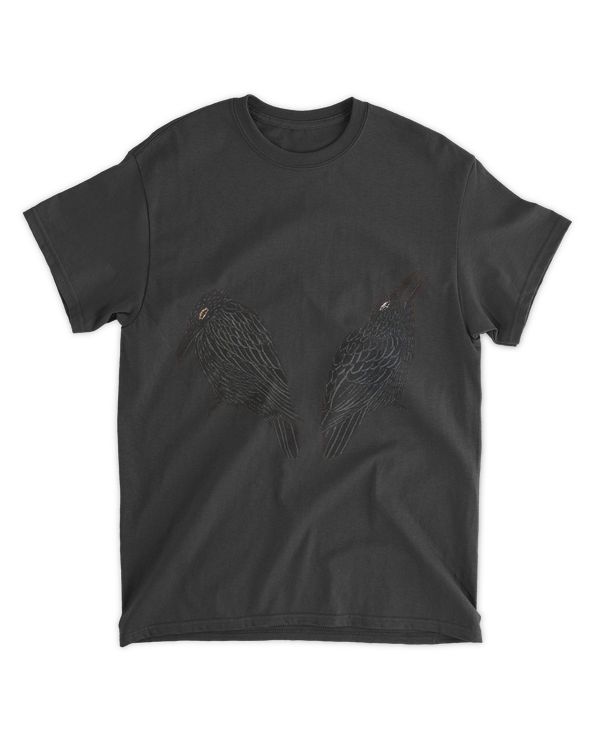 Vintage Crow 2Raven Bird Illustration For Men And Women 21