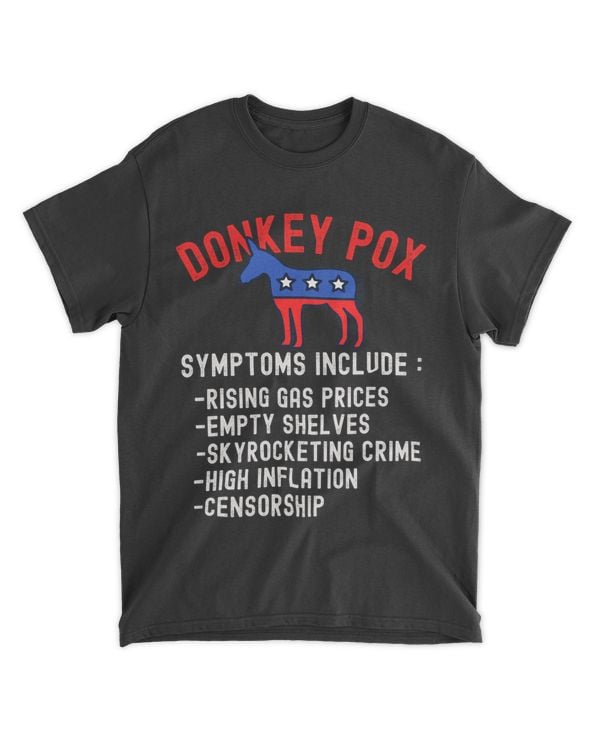Donkey Pox Conservative Republican Anti Biden Donkeypox