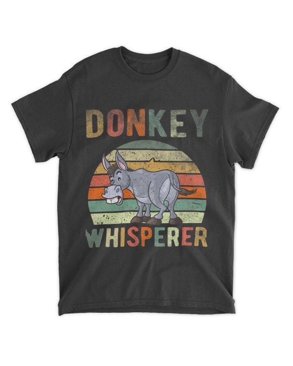 DonkeyWhisperer Funny Donkey Lovers Distressed retro