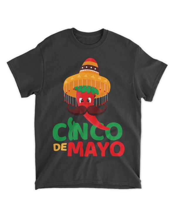 Kawaii Mexican Sombrero Chili Maracas Cinco De Mayo