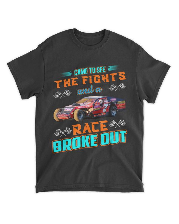 Funny Dirt Race Track Auto Car Racing Came to See the Fights