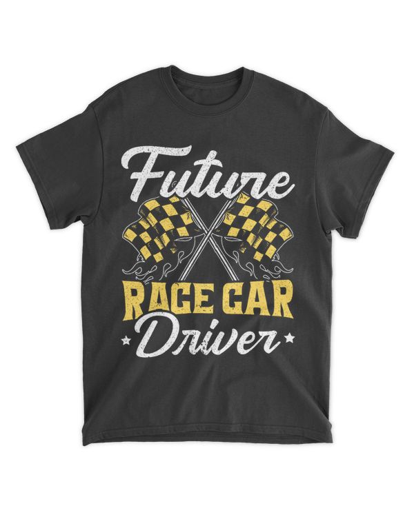 Future Race Car Driver Racer Kids Drag Racing Turbo Speed