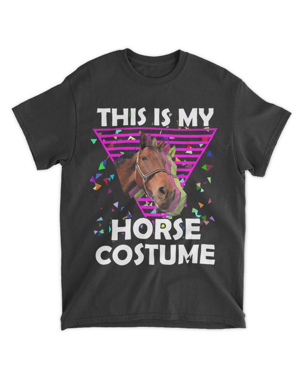 THIS IS MY HORSE COSTUME Funny Halloween Lazy Costume Retro