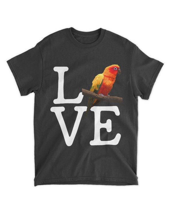 i love conure parrot sun conure