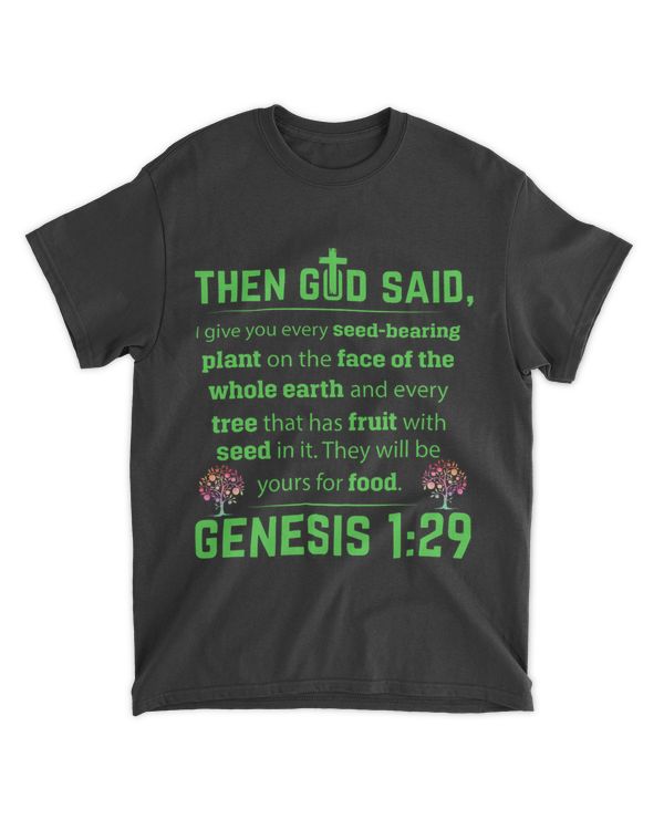 Christian Bible Genesis129 Animal Lovers Vegan Vegetarian