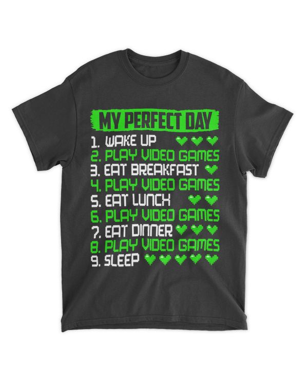 My Perfect Day Video Games Funny Video Games Lovers