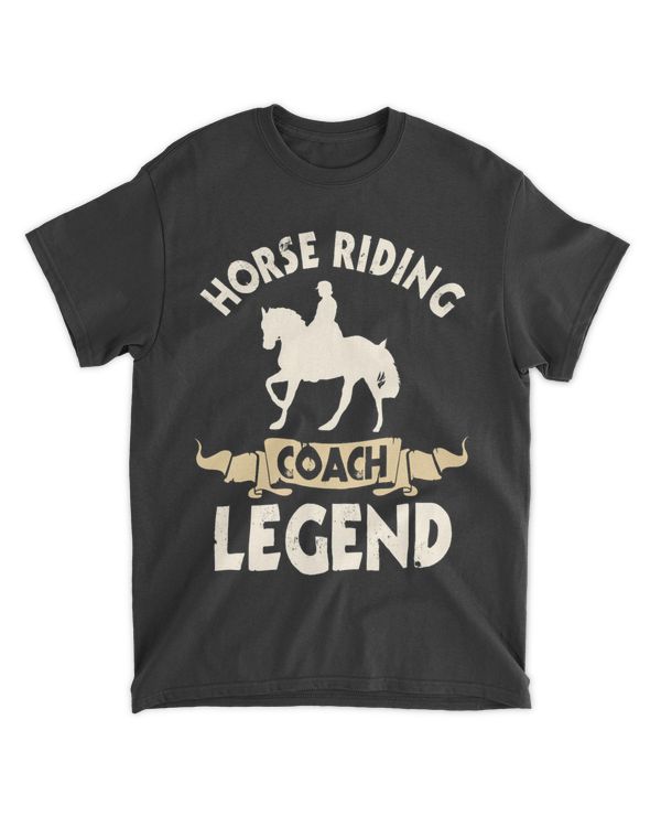 Funny Horse Riding Coach Legend Design Horse Lover