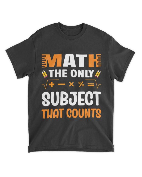 Math The Only Subject That Counts Maths Mathematics