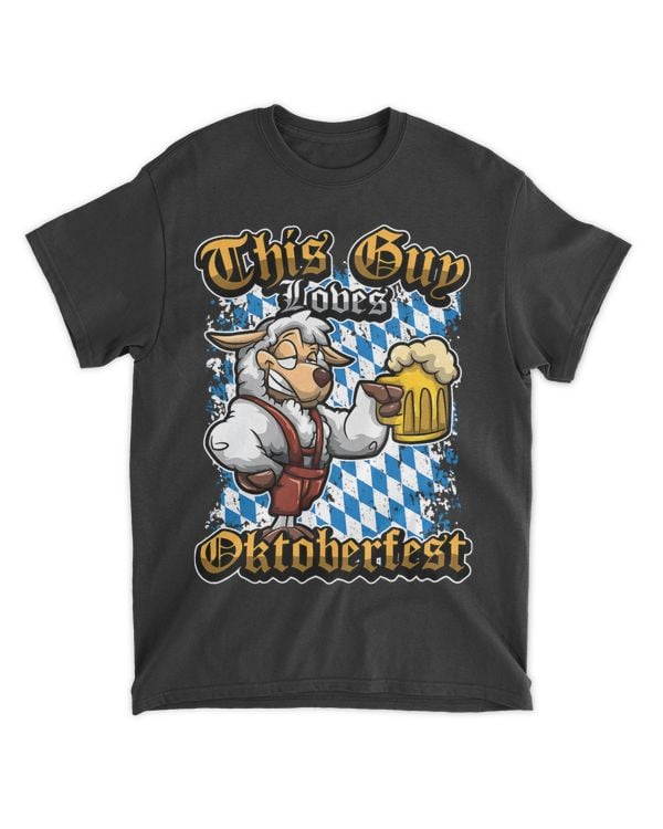 Oktoberfest Funny Llama German Beer Drinking Quote This Guy