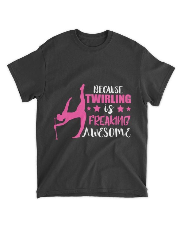 Baton Twirling Awesome Gymnast Baton Twirl Gymnastic Sport