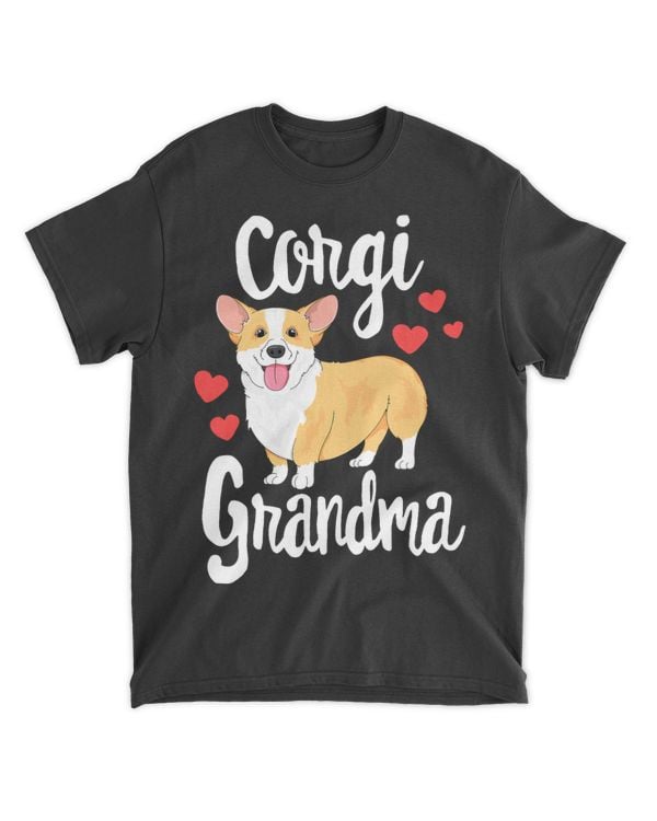 Corgi 2Women Girls Puppy Lover Dog Grandma Gift