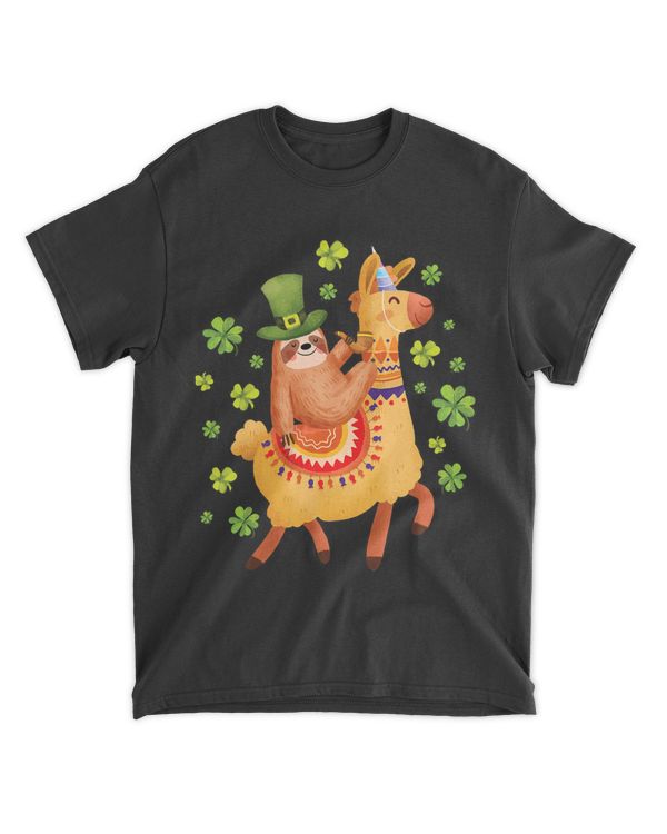 Sloth Riding Unicorn Magical Llama