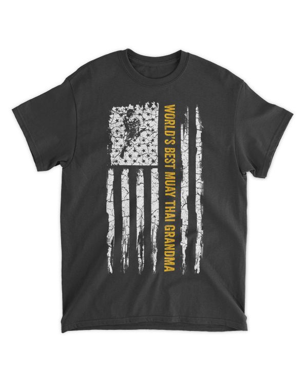 Vintage USA Flag Worlds Best MMA Muay Thai Fighter
