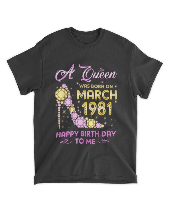 A Queen Was Born In March 1981 Happy Birthday To M