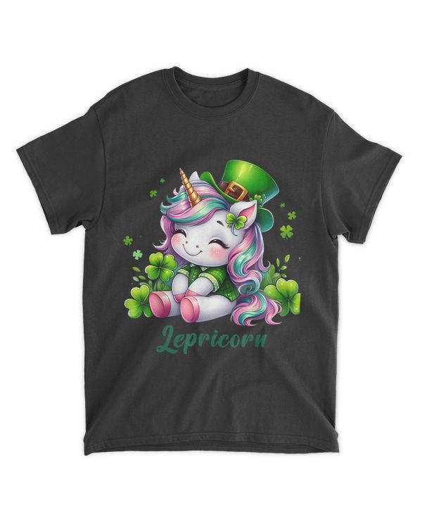 St Patricks Day Unicorn Cute Saint Pattys Girls Le
