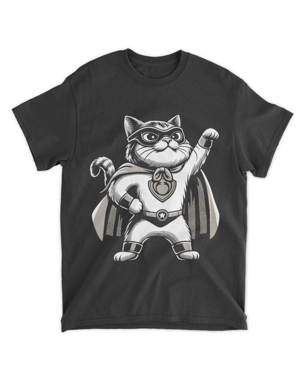Superhero Cat Ready To Save