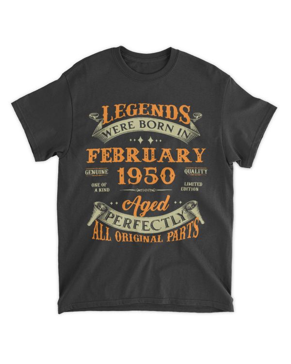 Born In January 1950 T-Shirt73rd Birthday Gift Legends Born In January 1950 73 Years Old T-Shirt