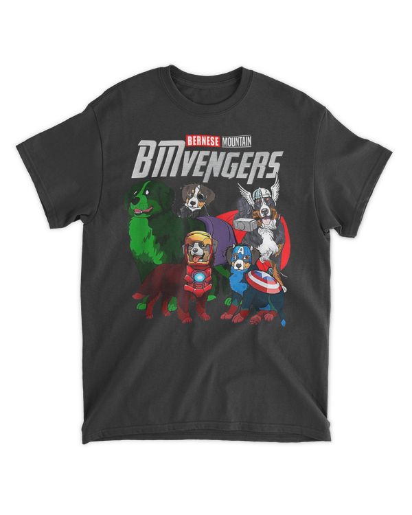 BMvengers Superheros Bernese Mountain Dog Lovers Gifts T-Shirt