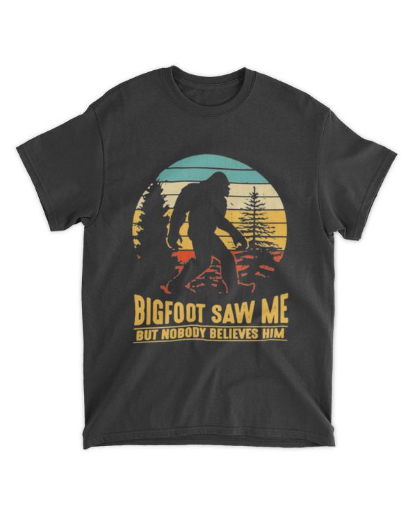 Bigfoot Camping Hiking Saw Me But Nobody Believes Him T-shirt Classic T-Shirt