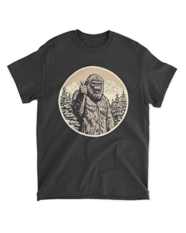 Bigfoot Thumbs Up Classic T-Shirt